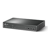 TP-LINK OMADA TL-SF1009P, 8 Port, MegaBit, Metal Kasa, 8 Port PoE, 65W, +1 Port Uplink, Yönetilemez, Masaüstü Switch
