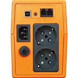 MAKELSAN LION 850VA Line Interactive UPS  (1x9A Akü)