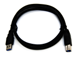 BC-USB-3AB-MM-01 Beek USB 3.0 Kablosu, USB A Erkek <-> USB B Erkek, 1 metre