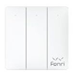 FONRİ WF3-EL3-0203-03 WIFI KABLOSUZ AKILLI DOKUNMATİK ÜÇLÜ DUVAR ANAHTARI