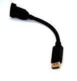 BC-DSP-ADP-PNL-DP-MF Beek DisplayPort (DP) Panel Montaj Tipi Çevirici, DP Erkek <-> DP Dişi Vidalı, Altın Kaplama, 0.15 metre