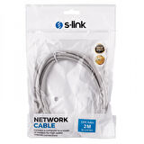S-Link SL-CAT602, CAT6, Patch, 2Mt, Kablo (Gri) 