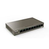  teg1110pf-8-102w 10port 10/100/1000 swıtch