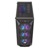 CM MasterBox TD500 V2 Siyah TG 700W 80+ ARGB 4x120mm Fanlı, Kristal Mesh Ön panelli MidTowerKasa