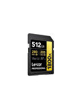 LEXAR 512GB LSD1800512G-BNNNG SD PROFESSIONAL 1800X SDXC UHS-II CARDS UP TO 280MB/S READ 210MB/S WRITE C10 V60 U3