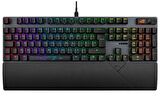ASUS ROG STRIX SCOPE II TÜKÇE TUŞ DİZİLİMİ ROG NX SNOW MEKANİK SWITCH AURA SYNC RGB VE BİLEK DESTEĞİ