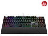 ASUS ROG STRIX SCOPE II TÜKÇE TUŞ DİZİLİMİ ROG NX SNOW MEKANİK SWITCH AURA SYNC RGB VE BİLEK DESTEĞİ
