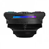 RAMPAGE COOLBLADE RM-C03, Rainbow, 12cm, RGB CPU  Hava Soğutma (LGA775 - 115X - AMD - AM2 - AM2+ - AM3 - FM1 - AM4 - AM5)