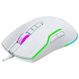 GameBooster M18 Inferno 2.4ghz Kablosuz RGB Aydınlatmalı Beyaz Profesyonel Gaming Mouse