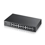 ZyXEL GS1100-24E V3, 24 Port, GigaBit, Yönetilemez, Sessiz, Rackmount Switch