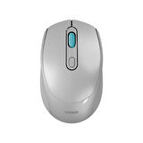 EVEREST SMW-87, USB Nano 2,4G Kablosuz, 1600dpi, Optik, 4 Tuşlu, Gri Mouse