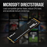 PNY CS2150 1TB 10200/8300 MB/s M.2 NVMe SSD (M280CS2150-1TB-TB)