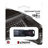 128GB Portable USB 3.2 Gen 1 DataTraveler Exodia Onyx