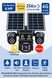 PRO-8420GIP 8MP 4 KAMERALI 4G AOV ESIM SOLAR KAMERA HIEASY