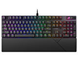 ASUS ROG STRIX SCOPE II 96 WL/RX RED/ABS/TR WIRELESS OYUN KLAVYESİ: ÜÇ MODLU BAĞLANTI, ROG RX OPTİK ANAHTARLAR, PBT TUŞ KAPAKLARI, SİLİKON YALITIM, EK ROG TUŞLARI, BİLEK DESTEĞİ
