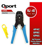  (Q-PEN5) RJ45/RJ11/RJ12 KABLO SIKMA PENSESI + KABLO SIYIRICI