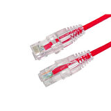  AC-602-0015 15CM UTP SLIM CAT6 PATCH KABLO KIRMIZI Cu, LSZH AWG 28
