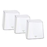 EVEREST FINIX MW3-3P, 3 Pack Mesh, AC1200, WiFi, 867Mbps, Dual Band, 300m2 kapsama Alanı, Router, Geniş Alan İnternet Ağı Sağlayıcısı