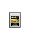 LEXAR 640GB LCAGOLD640G-RNENG CF-EXP PROFESSIONAL CFEXPRESS 4.0 TYPE A CARD GOLD SERIE UP TO 1800MB/S READ 1650MB/S WRITE VPG 400 IP68