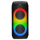 MICROLAB M61, 80W, Taşınabilir, BT/USB/AUX/TF/TWS, RGB Işıklı, 2400mAh Batarya, 2adet VHF Mikrofon, Karaoke/Parti, Bluetooth Speaker,