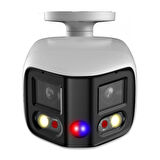 IPC-PFW3849S-A180-AS-PV  2X4Mpix, 2,8mm Lens,H265+, 25Mt Gece Görüşü, IP67, Dahili Mikrofon, TiOC Duo Süper Geniş Açı Bullet Ip Kamera