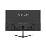 RAYDIN ALISA, 24&quot;, 2ms, 75Hz, Full HD, D-Sub, HDMI, Frameless, VA LED Monitör (Siyah)
