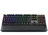 ASUS ROG STRIX SCOPE NX SNOW WIRELESS DELUXE OYUNCU KLAVYESİ 3 FARKLI BAĞLANTI (2.4GHz RF BLUETOOTH KABLOLU) ROG NX SNOW MEKANİK SWITCH AURA SYNC RGB VE BİLEK DESTEĞİ