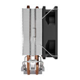 GAMDIAS BOREAS E1-210 Lite, 92mm, CPU  Kule Tipi Hava Soğutma, Doğrudan Temas Teknolojisine Sahip 2 adet Gelişmiş Bakır Isı Borusu (AMD AM5 ve INTEL Tüm işlemciler ile uyumlu)