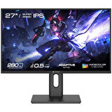  GB-2729FF 27" 280hz SS IPS 0.5ms FHD FreeSync, G-Sync 2xHDMI,1+2DP1 Oynar Ayak Gaming