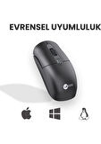  M2001 KABLOSUZ 1600 DPI SİYAH MOUSE