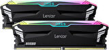 LD5BU016G-R6000GDLA ARES RAM DT GAMING DDR5 UDIMM 2X16GB 6000 CL30 1.35V MEMORY WITH HEATSINK AND RGB LIGHTING DUAL PACK BLACK COLOR