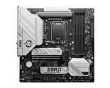 MSI MB B760M PROJECT ZERO SOKET 1700 DDR5 7800(OC) PCI-E ,M.2 USB3.2 HDMI,DP 1x 2.5G LAN WI-FI 6E Matx