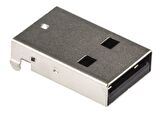 Assmann A-USB A-LP-C Dik Açılı SMT Tipi A USB Dişi Konnektör (Right Angle SMT Type A USB Connector Plug)