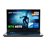 ERAZER Deputy P60, MD62624, i7-13620H, 15.6" FHD, 144Hz, 16Gb Ram, 1TB NVMe M.2 SSD, 8GB RTX4070 Ekran Kartı, Win11 Home, Gaming Notebook