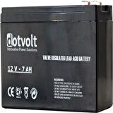 DOTVOLT VOLT DT7-12 12V 7AH Kuru Tip UPS+Güvenlik Aküsü