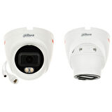 DAHUA  IPC-HDW2449TL-S-LED-PRO  4Mpix, WizColor, 2,8mm Lens,H265+, 30Mt Gece Görüşü, IP67, Dahili Mikrofon, PoE Dome IP Kamera