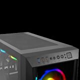 GAMDIAS TALOS M1 Elite, FSP 1600W Power Supply, Tempered Glass, ARGB, ATX, Professional GAMING KASA