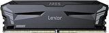 LD5EU016G-R6400GDLA ARES RAM DT DDR5 UDIMM 2X16GB 6400 CL32 1.4V MEMORY WITH HEATSINK AND RGB LIGHTING DUAL PACK BLACK COLOR