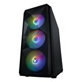 VENTO VG10F Mid Tower, 650W 80+ Bronze, Temperli Cam, RGB, ATX GAMING KASA