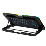GameBooster GB-NS61 Storm 17'' Fan/RGB Kontrollü 2xUSB Portlu Notebook Soğutucu