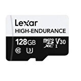 128GB LMSHGED128G-BCNNG MICROSD HIGH-ENDURANCE MİCROSDHC/MICROSDXC UHS-I CARDS UP TO 100MB/S READ 45MB/S WRITE C10 A1 V30 U3