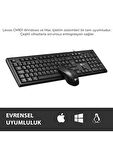  LECOO CM101 SİYAH KABLOLU MOUSE & KLAVYE SET