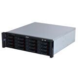 DAHUA  NVR616H-128-XI 32Mpix, H265+, 128Kanal Video,  16 HDD, 1080P Kayıt, 1024 Mbps Bant Genişliği, 4 Port 2500 Mbps LAN, RAID 0/1/5/6/10 NVR