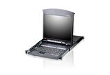 KL1508AMT 8-Port Cat 5 High-Density Dual Rail LCD KVM Switch