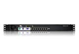 KL1508AMT 8-Port Cat 5 High-Density Dual Rail LCD KVM Switch