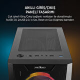 JAMES DONKEY HELIX H800 4XRBW ATX 550W GAMING KASA