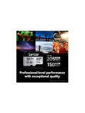 LEXAR 1TB LMSSIPL001T-BNANG MICROSD HIGH-PERFORMANCE SILVER PLUS MICROSDXC UHS-I UP TO 205MB/S READ 150MB/S WRITE C10 A2 V30 U3 WITH ADAPTER