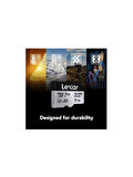 LEXAR 1TB LMSSIPL001T-BNANG MICROSD HIGH-PERFORMANCE SILVER PLUS MICROSDXC UHS-I UP TO 205MB/S READ 150MB/S WRITE C10 A2 V30 U3 WITH ADAPTER