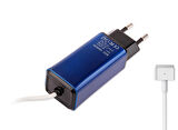 -Color, Apple MacBook 45W-60W MagSafe 2 Mini Adaptör - Mavi