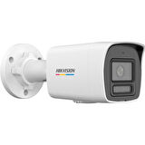 HIKVISION DS-2CD1027G2H-LIUF 2Mpix, 4mm Lens, H265+, 30Mt Gece Görüşü,Color Vu Lite, Smart Hybrid Light,  Full Time Color, Dahili Mikrofon, Metal Kasa Bullet IP Kamera